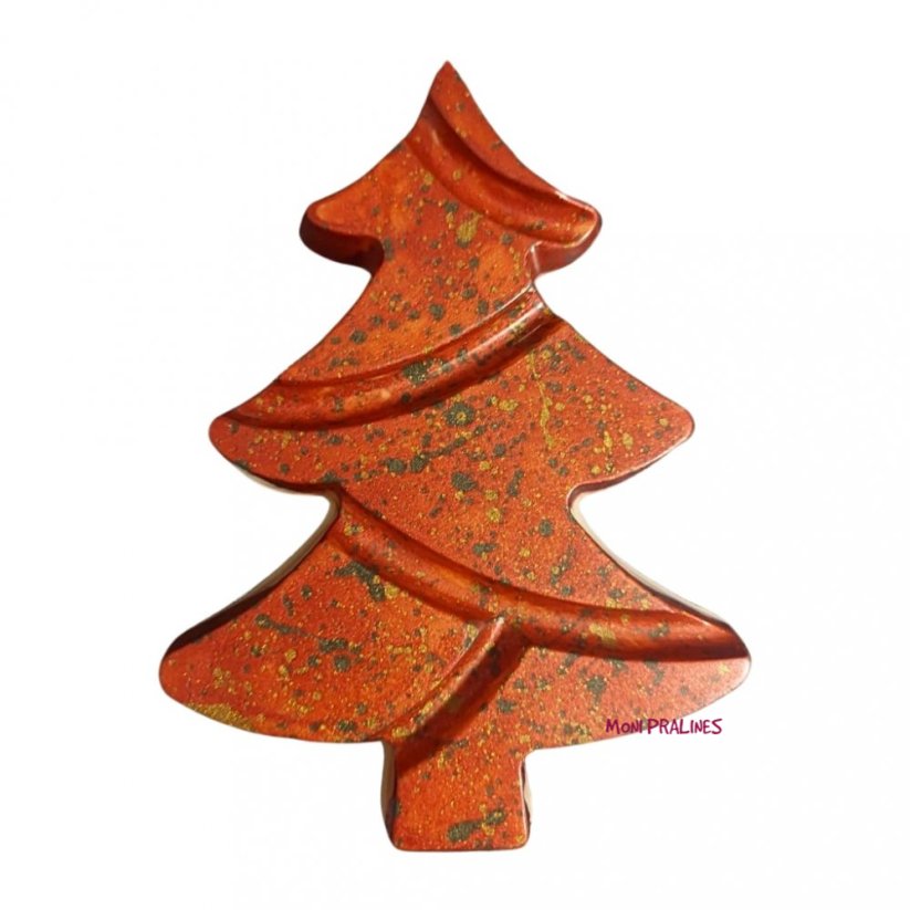 Vánoční čokoláda stromeček oříškový