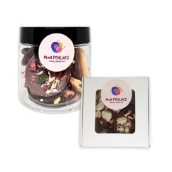 Čokoládové penízky s ovocem a ořechy