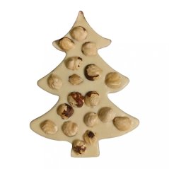 Vánoční čokoláda stromeček oříškový