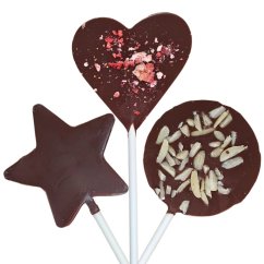 Lízátko z mléčné čokolády