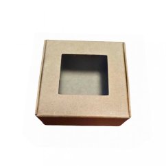 Krabička na 4 ks pralinek hnědá